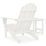 Garden Adirondack Chair With Table Solid Fir Wood