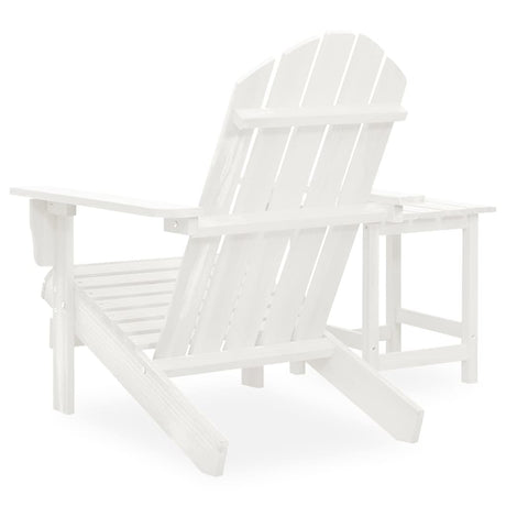 Garden Adirondack Chair With Table Solid Fir Wood