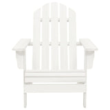 Garden Adirondack Chair With Table Solid Fir Wood