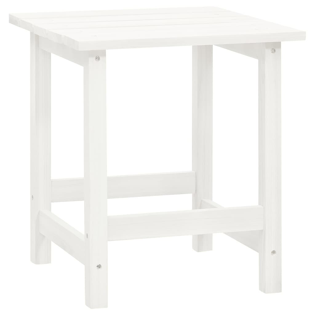 Garden Adirondack Chair With Ottoman&Table Solid Fir Wood