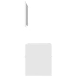 2 Piece Bathroom Furniture Set Engineered Wood