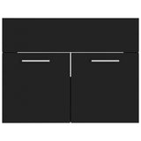 2 Piece Bathroom Furniture Set Engineered Wood