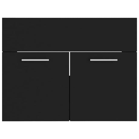 2 Piece Bathroom Furniture Set Engineered Wood