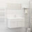 2 Piece Bathroom Furniture Set Engineered Wood
