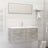 2 Piece Bathroom Furniture Set Engineered Wood