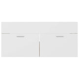 2 Piece Bathroom Furniture Set Engineered Wood