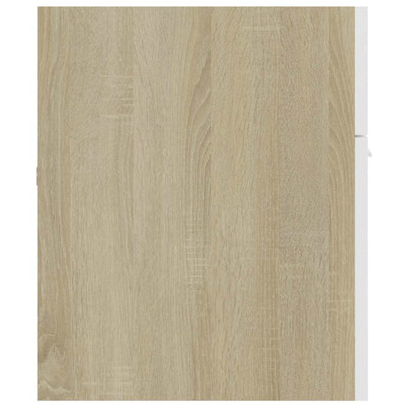 2 Piece Bathroom Furniture Set Engineered Wood