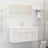 2 Piece Bathroom Furniture Set Engineered Wood