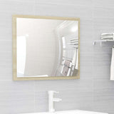 2 Piece Bathroom Furniture Set Engineered Wood