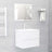 2 Piece Bathroom Furniture Set Engineered Wood