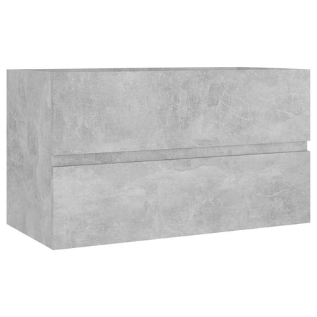2 Piece Bathroom Furniture Set Engineered Wood