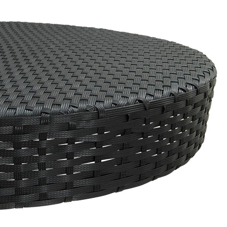 5 Piece Garden Bar Set Poly Rattan