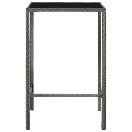 5 Piece Garden Bar Set Poly Rattan