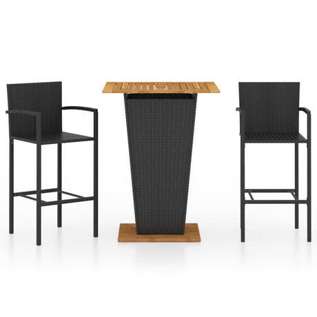 3 Piece Garden Bar Set