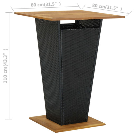 3 Piece Garden Bar Set