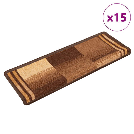 Stair Mats Self-Adhesive 5 Pcs 65X21X4 Cm