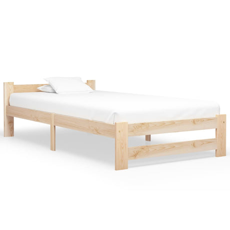 Bed Frame Without Mattress Solid Pine Wood