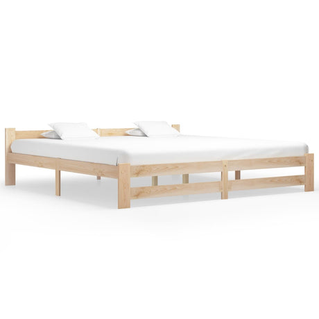 Bed Frame Without Mattress Solid Pine Wood