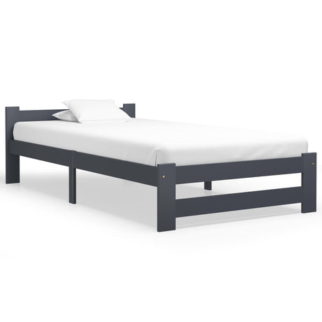 Bed Frame Without Mattress Solid Pine Wood