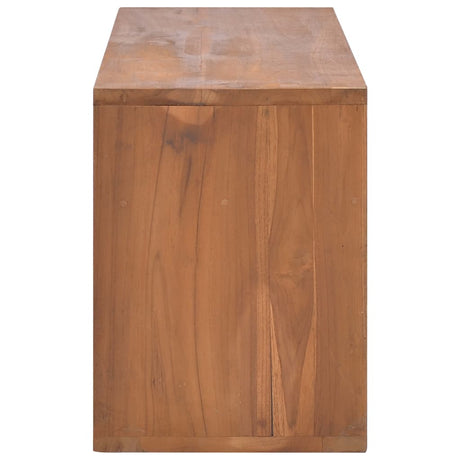 Tv Cabinet 90X30X40 Cm Solid Teak Wood
