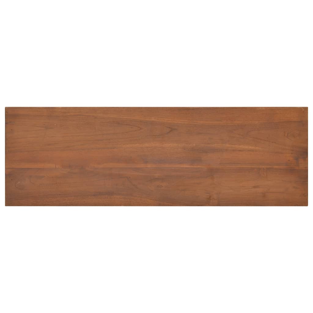 Tv Cabinet 90X30X40 Cm Solid Teak Wood