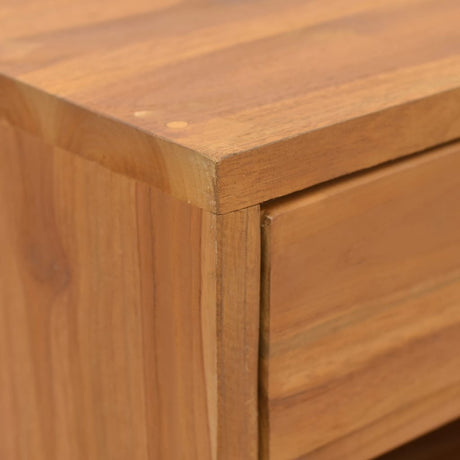 Storage Cabinet 40X30X76 Cm Solid Teak Wood