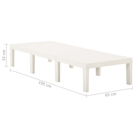 Sun Lounger Plastic
