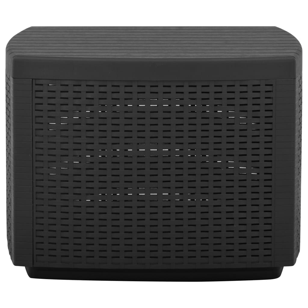 Garden Table Grey 53X53X40 Cm Plastic