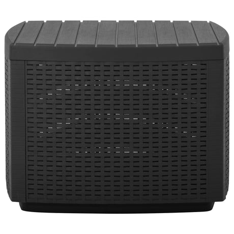 Garden Table Grey 53X53X40 Cm Plastic