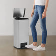 Dustbin With Pedal Anti-Fingerprint 30L Stainless Steel