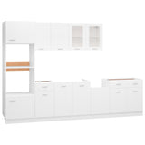 7 Piece Kitchen Cabinet Set Lyon Engineered Wood