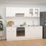 8 Piece Kitchen Cabinet Set Lyon Engineered Wood