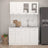 4 Piece Kitchen Cabinet Set Lyon Engineered Wood