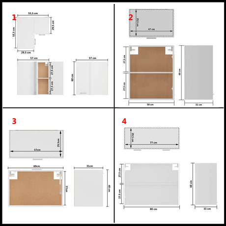 11 Piece Kitchen Cabinet Set Lyon Engineered Wood