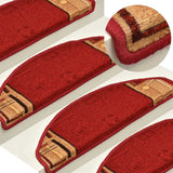 Stair Mats Self-Adhesive 5 Pcs 65X21X4 Cm