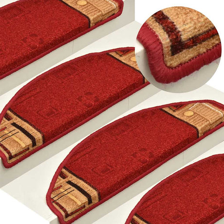 Stair Mats Self-Adhesive 5 Pcs 65X21X4 Cm