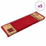 Stair Mats Self-Adhesive 5 Pcs 65X21X4 Cm