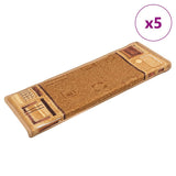Stair Mats Self-Adhesive 5 Pcs 65X21X4 Cm