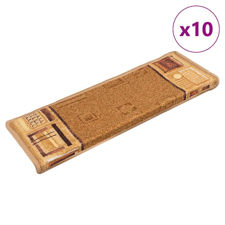 Stair Mats Self-Adhesive 5 Pcs 65X21X4 Cm