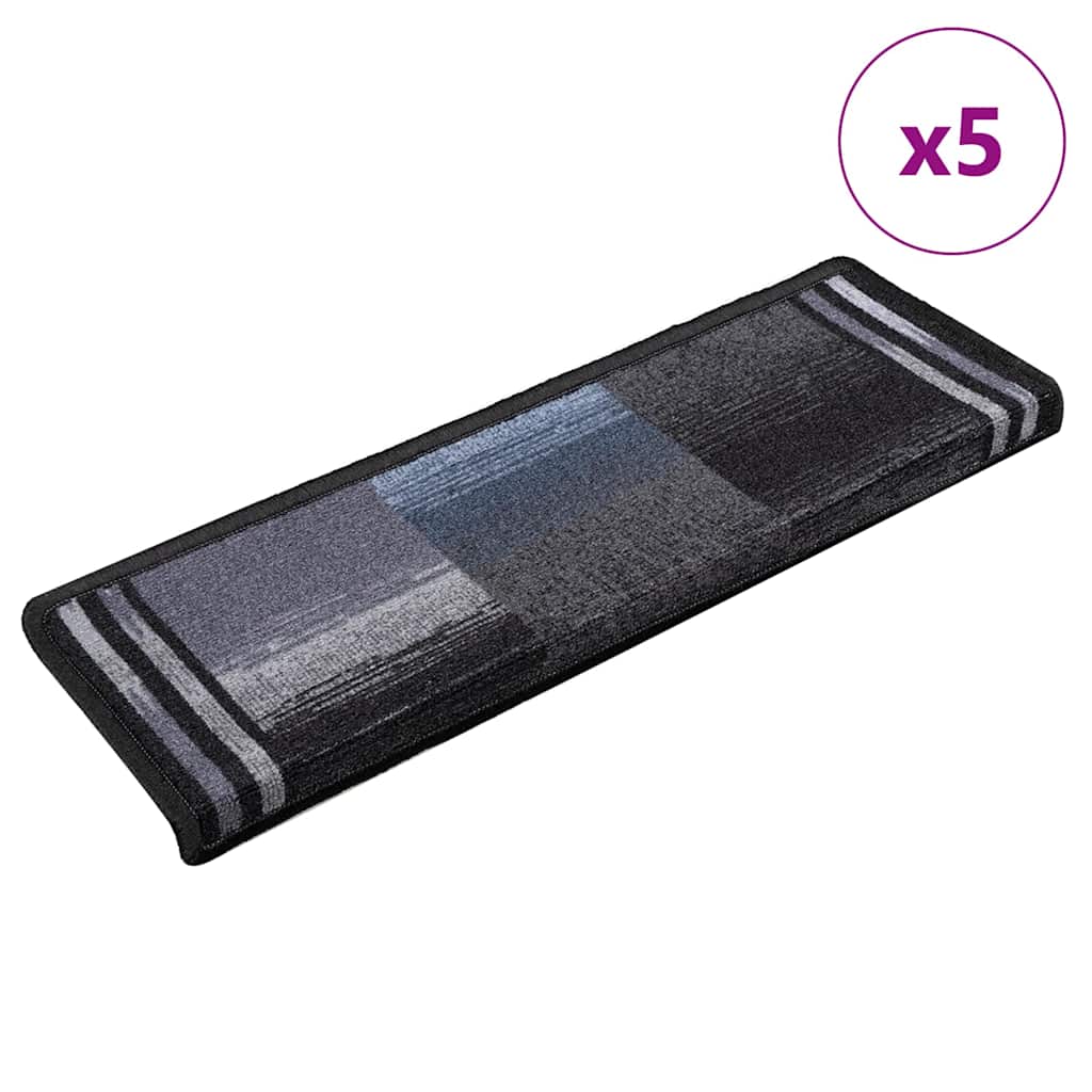 Stair Mats Self-Adhesive 5 Pcs 65X21X4 Cm