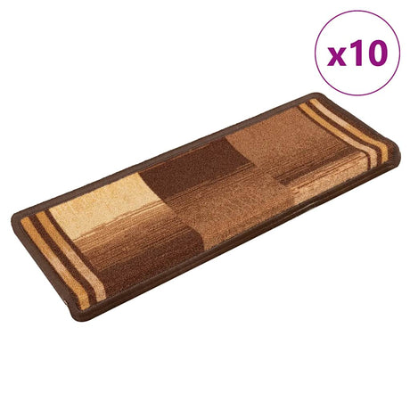 Stair Mats Self-Adhesive 5 Pcs 65X21X4 Cm