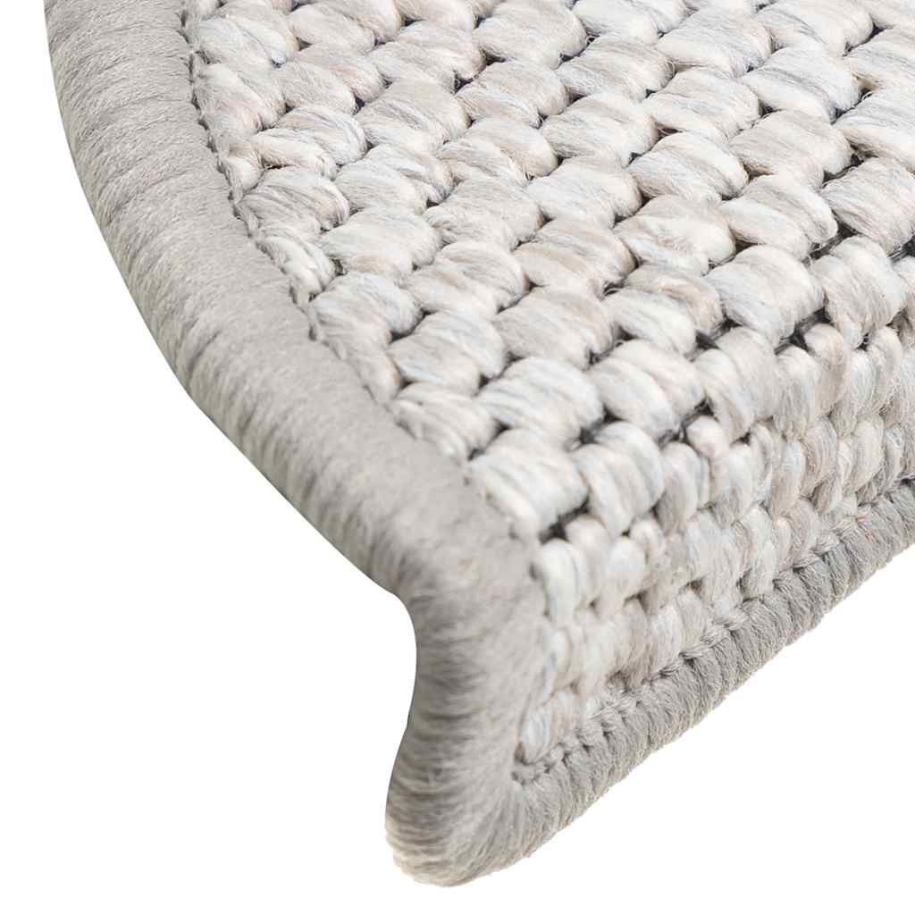 Stair Mats Self-Adhesive Sisal-Look 15 Pcs