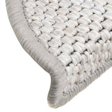 Stair Mats Self-Adhesive Sisal-Look 15 Pcs