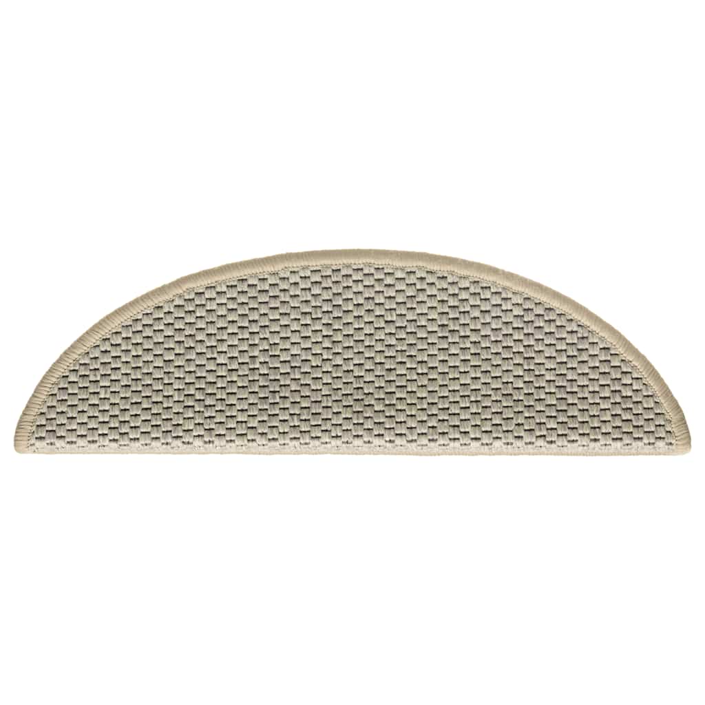 Stair Mats Self-Adhesive Sisal-Look 15 Pcs