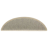 Stair Mats Self-Adhesive Sisal-Look 15 Pcs