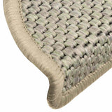 Stair Mats Self-Adhesive Sisal-Look 15 Pcs