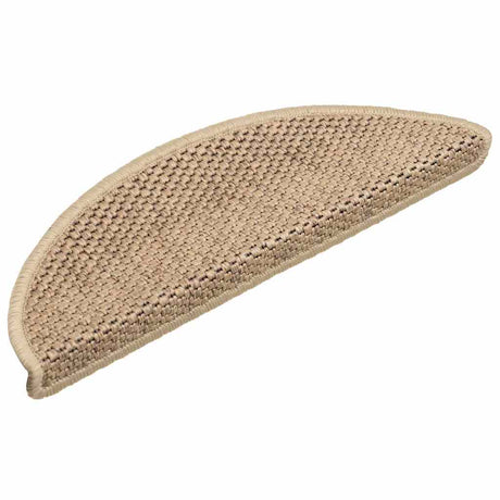Stair Mats Self-Adhesive Sisal-Look 15 Pcs