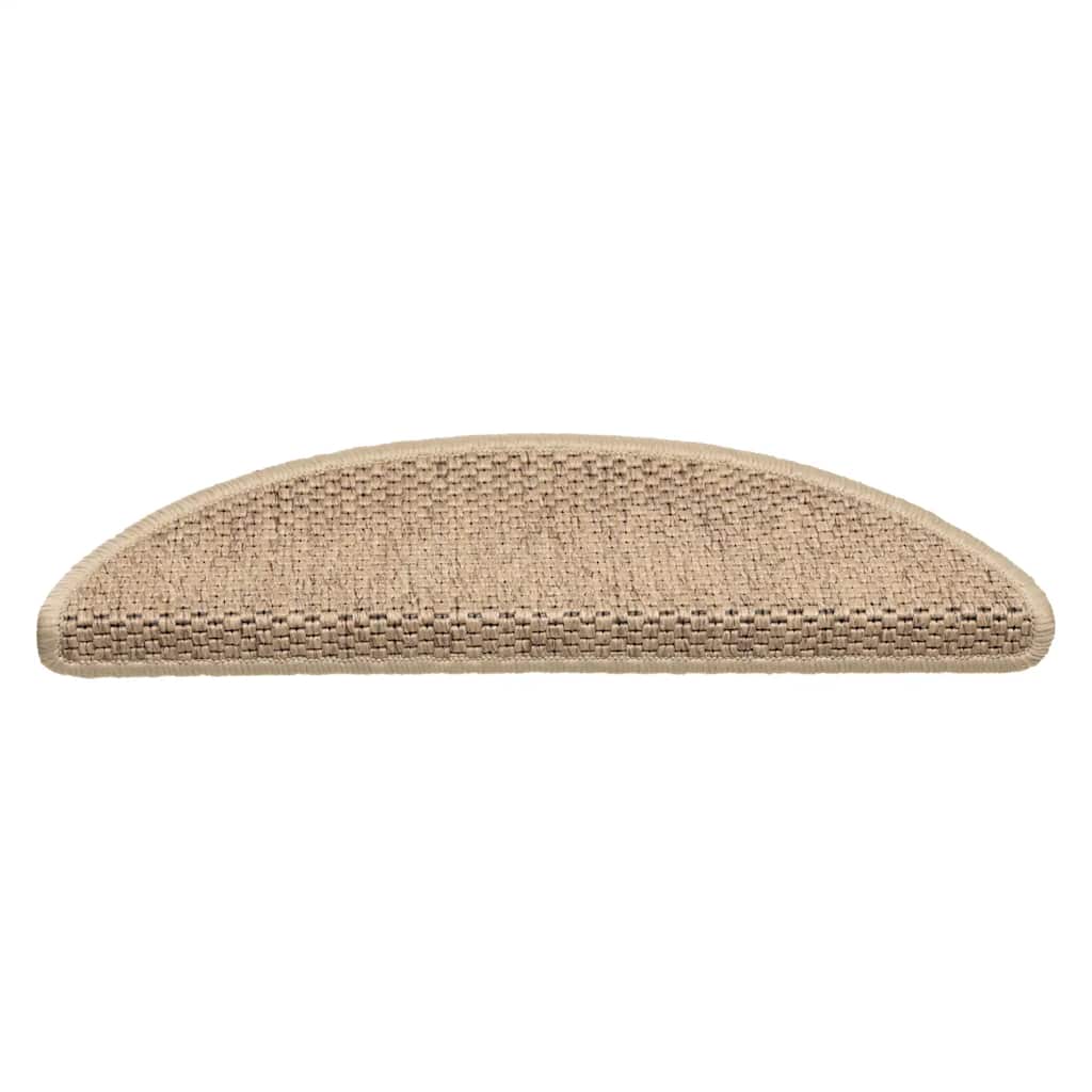 Stair Mats Self-Adhesive Sisal-Look 15 Pcs