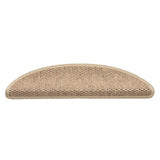 Stair Mats Self-Adhesive Sisal-Look 15 Pcs