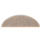 Stair Mats Self-Adhesive Sisal-Look 15 Pcs